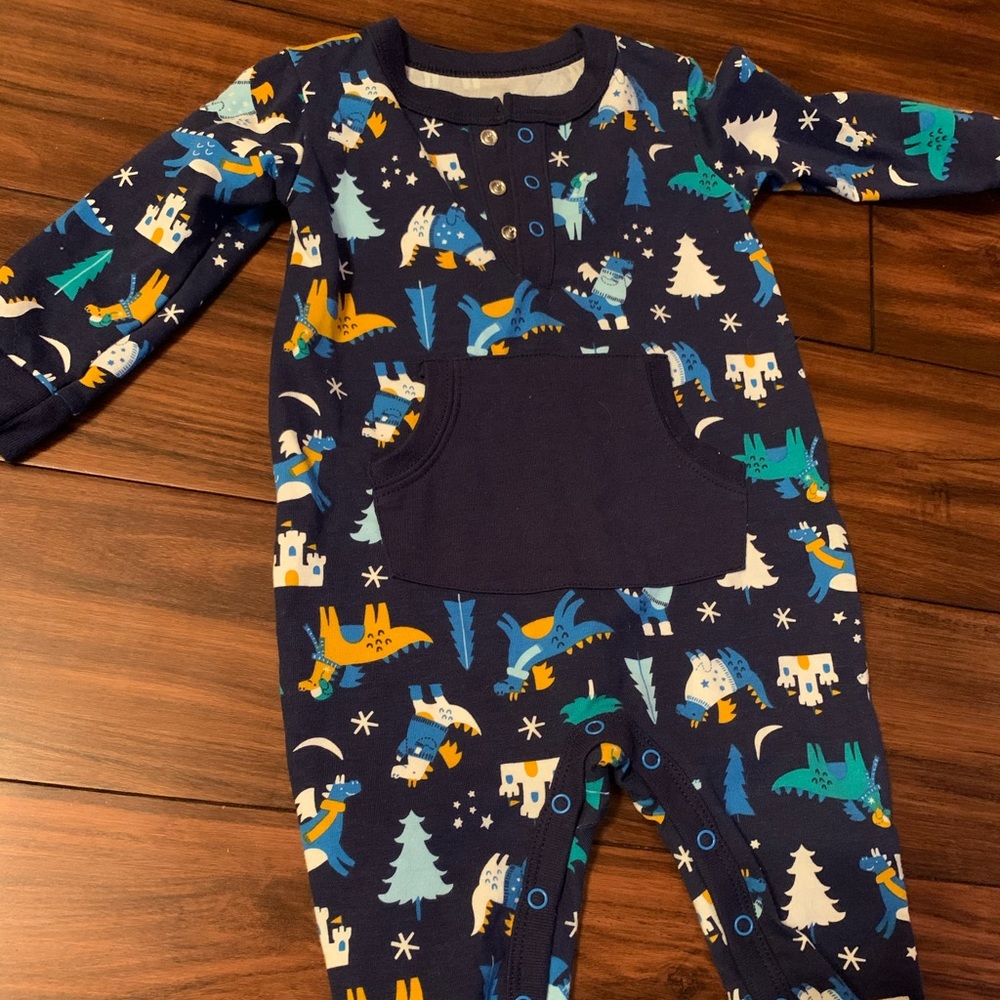 Cat & Jack Boys Romper 3-6 Months